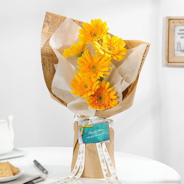 Bright Gerberas Bouquet