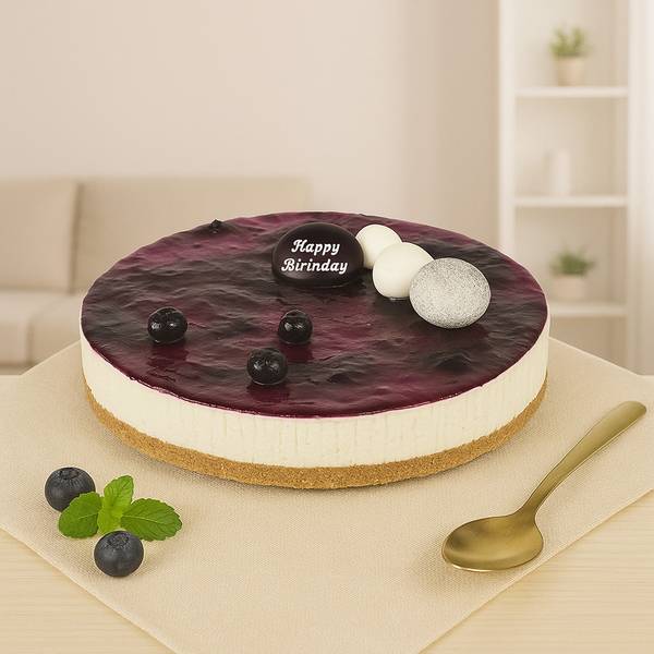 Bursting Blueberry Eggless Cheesecake (1 Kg)