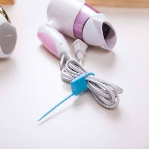 Cable Ties - Lock Shape - Silicone - Assorted - Pack Of 3