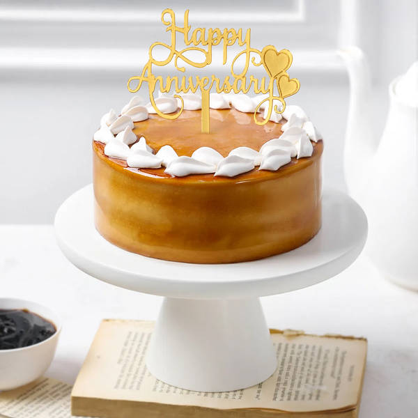 Caramel Butterscotch Anniversary Cake