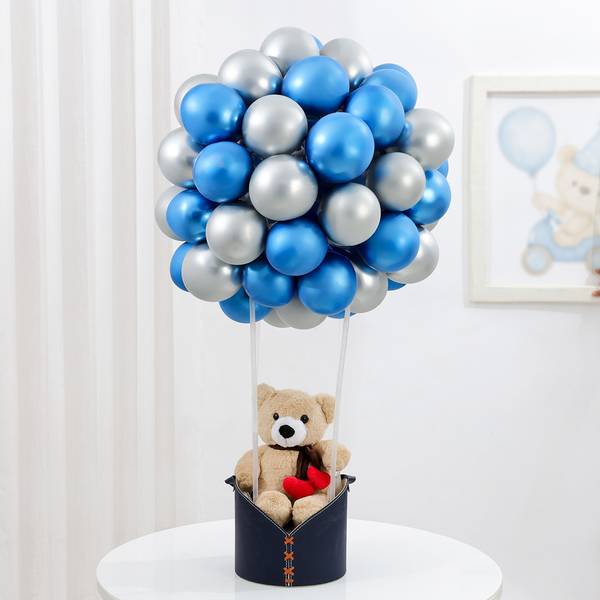 Celestial Chrome Balloon Arrangement