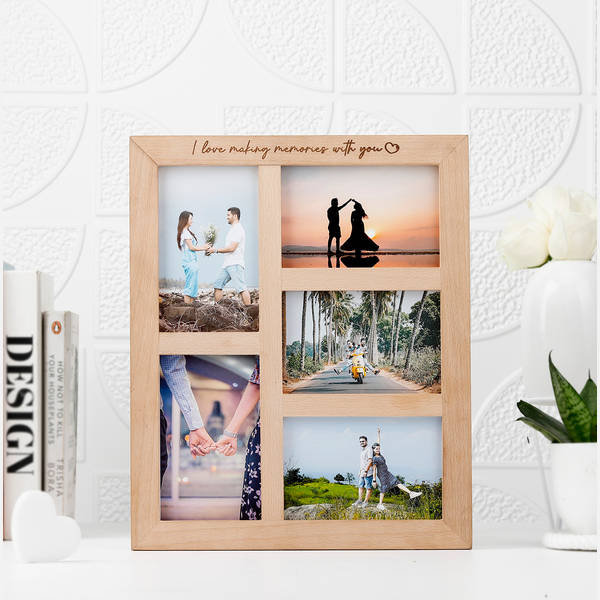 Cherished Memories Personalized Collage Photo Frame