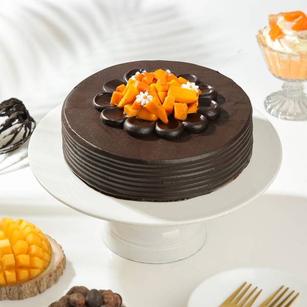 Choco Mango Fusion Cake (1 Kg)