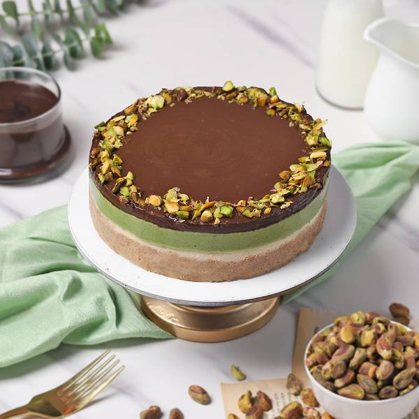 Chocolate Kunafa Cheesecake - (Half Kg)