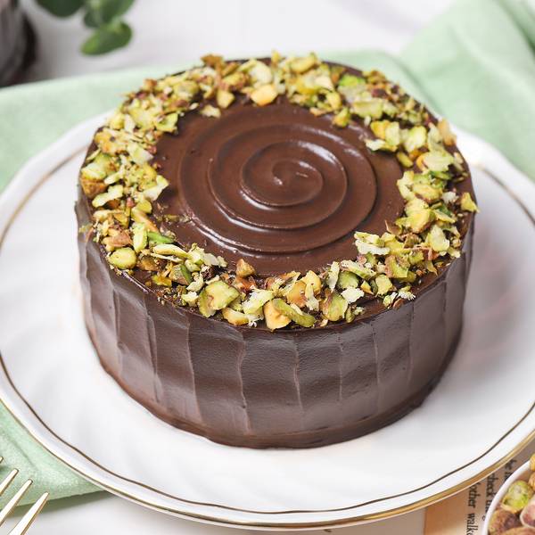 Chocolate Kunafa Delight Cake Mini Cake