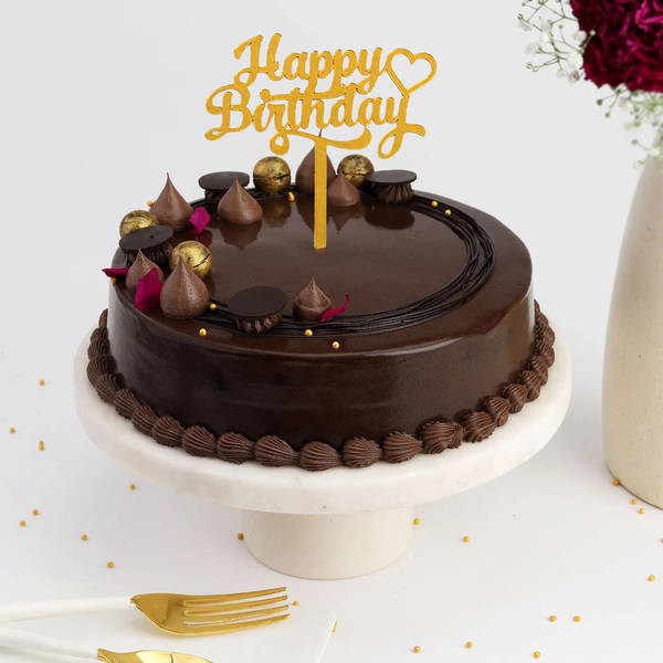 Chocolate Noir Birthday Gateau