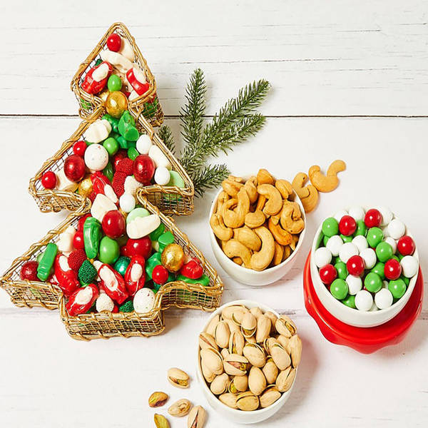 Christmas Tree Snack Tray