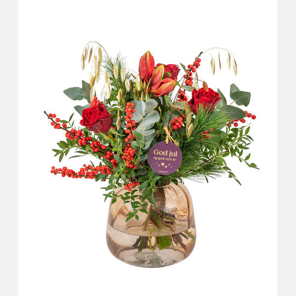 Classic Christmasbouquet Red Small 240501