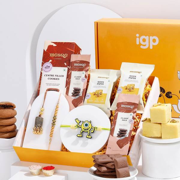 Classic Sweets And Rakhi Hamper