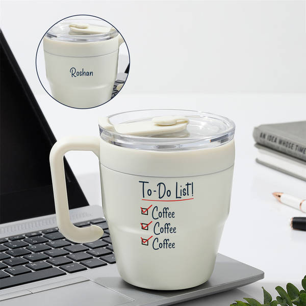 Coffee Lover Personalized Stoup Mug