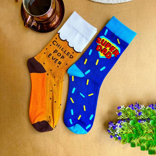 Cool Fathers Day Socks Duo