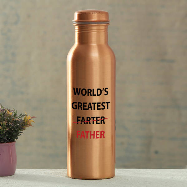 Copper Water Bottle For Dad