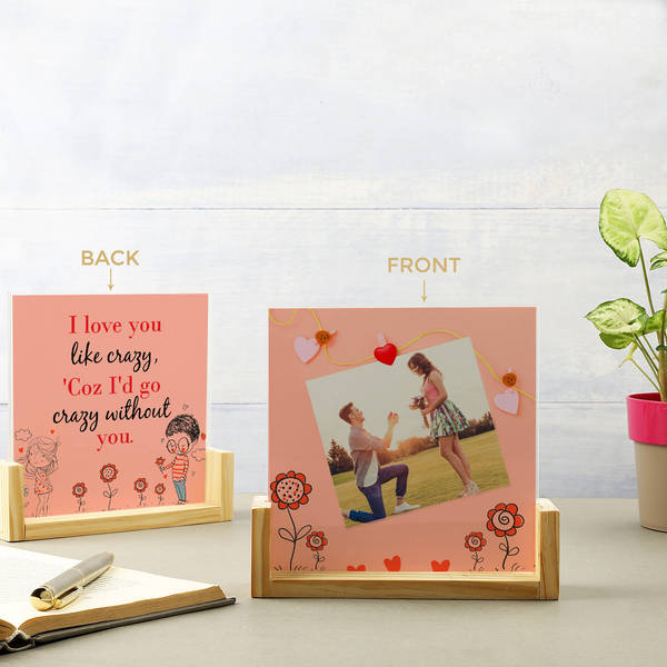 Crazy In Love Personalized Sandwich Photo Frame