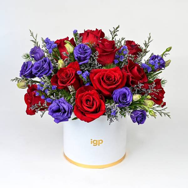 Crimson Royale Floral Arrangement