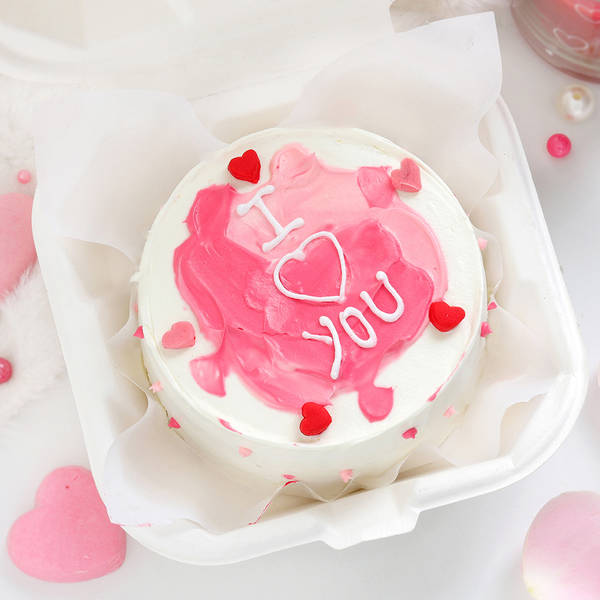 Cupid's Delight Bento Cream Cake (200 Gm)