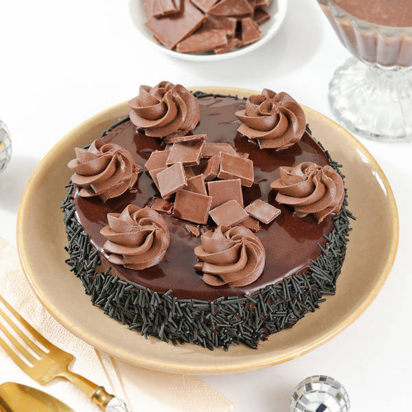 Decadent Chocolate Truffle Cake