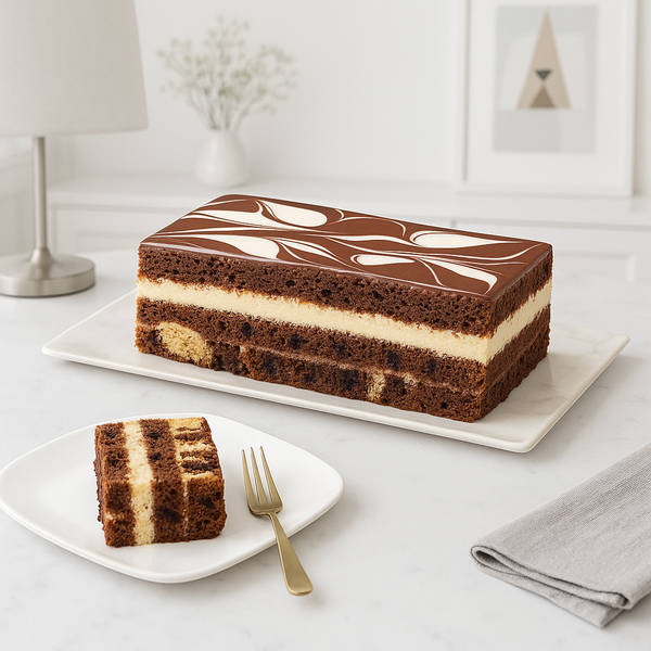 Decadent Tuxedo Bar Cake (600-Gms)