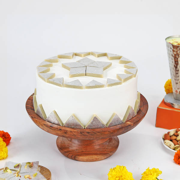 Delicious Kaju Katli Cake