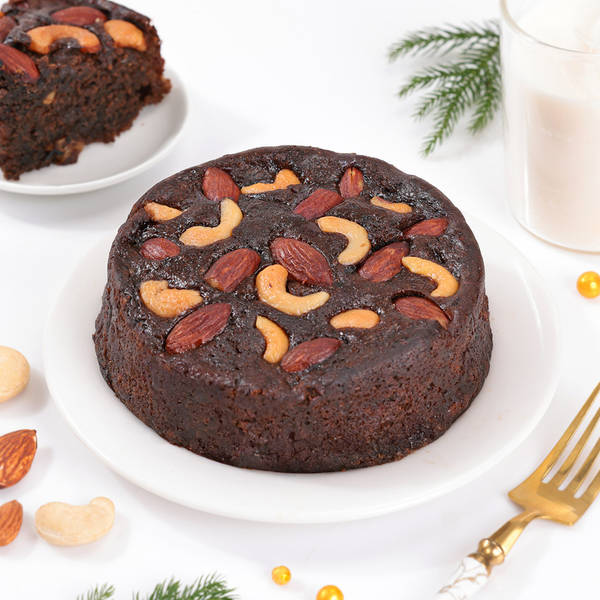 Delicious Nutty Plum Cake
