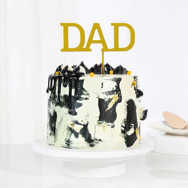 Delicious Semi-Fondant Cake For Dad (1 Kg)