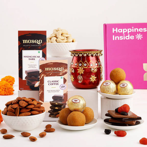 Delightful Indulgence Karwa Chauth Hamper