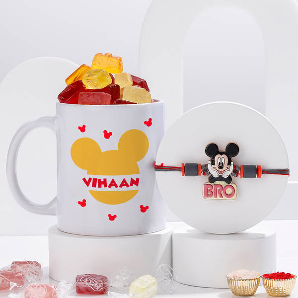 Delightful Personalized Bro Rakhi Hamper