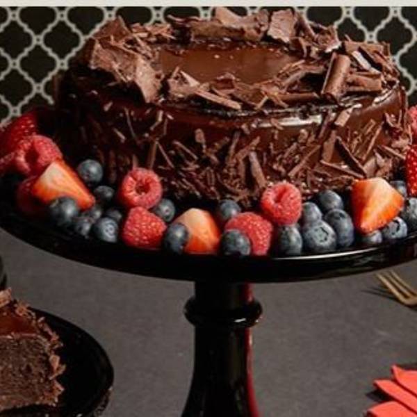 Dense Flourless Chocolate Cake For Valentine's Day (1 Kg)