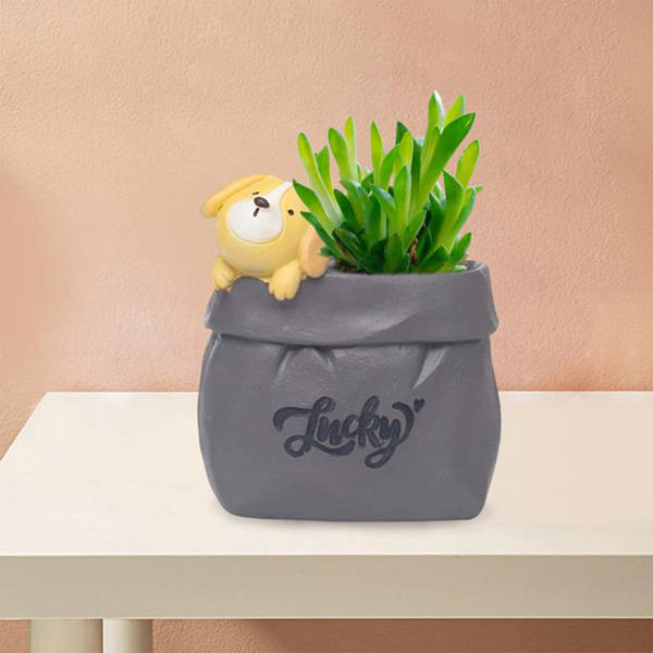 Desk Pen Stand - Dog- Single Piece