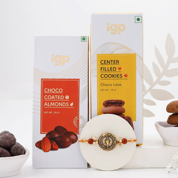 Divine Ganesha Rakhi And Sweet Treats