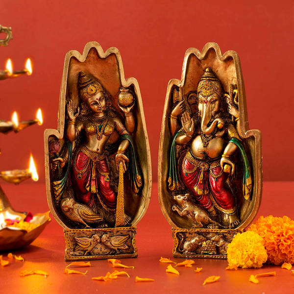 Divine Laxmi Ganesha Idols