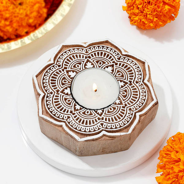 Diwali Special Floral Tea Light Holder
