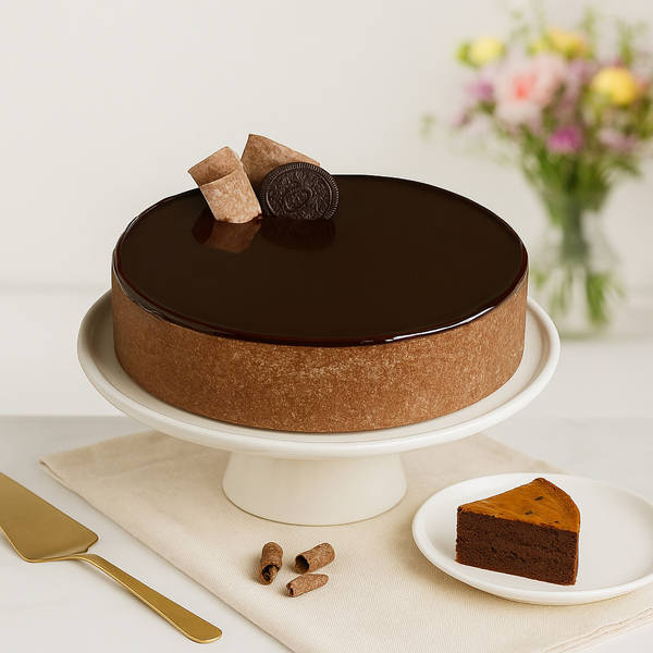 Double chocolate Mud Cake Mid Size