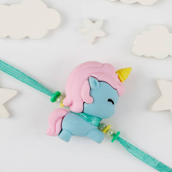 Dreamy Unicorn Eraser Rakhi For Kids