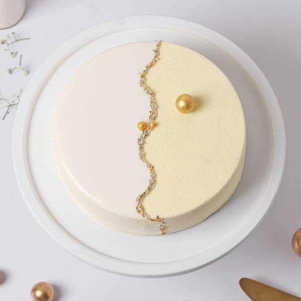 Dual Tone Gold Cake (Half Kg)