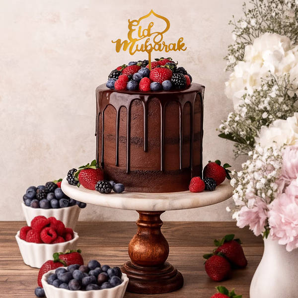 Eid Mubarak Chocolate Berry Bliss Cake (600 g)