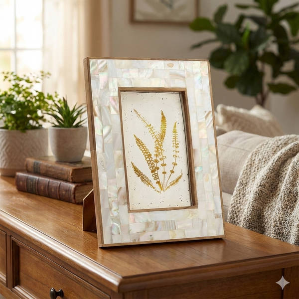 Elegant Pearlescent Photo Frame