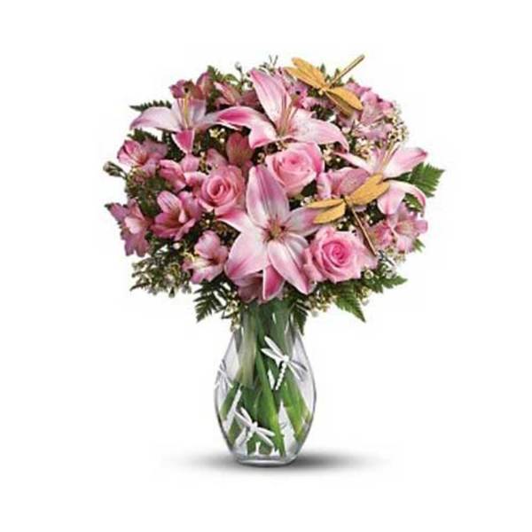 Elegant Pink Floral Arrangement