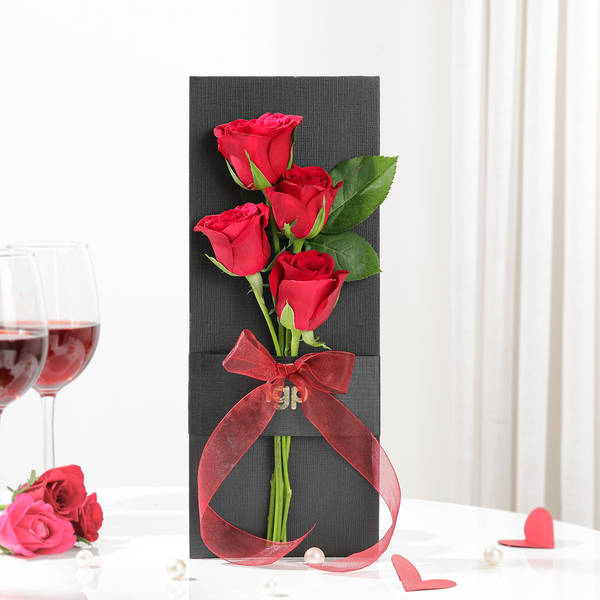 Elegant Red Rose Arrangement