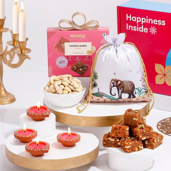 Elephant Grace Diwali Glow And Treats Hamper