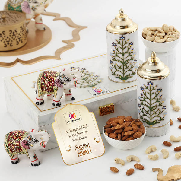 Enchanting Celebrations Diwali Gift Box Bharti Axa Hamper 2