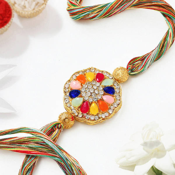 Enchanting Navratna Rakhi
