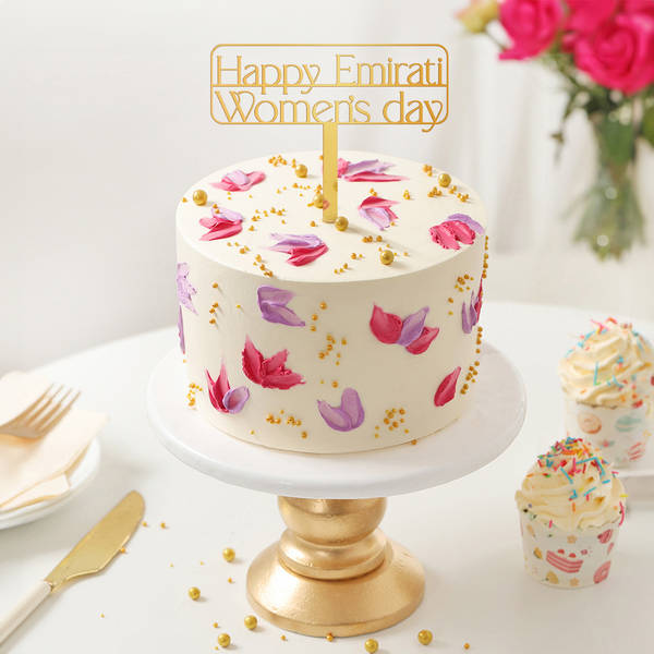 Enchanting Womens Day Vibrant Butterscotch Cake (Half Kg)