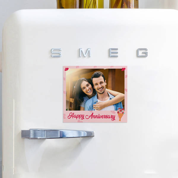 Endearing Memory Personalized Anniversary Fridge Magnet