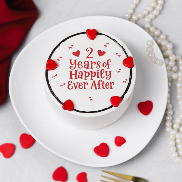 Everlasting Moments Personalized Anniversary Photo Cake