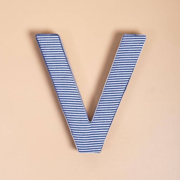 Fabric Letter - Blue