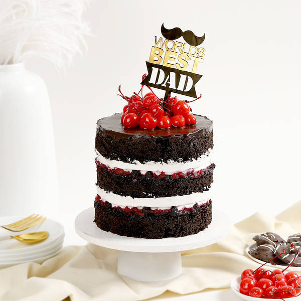 Father's Day Delish Black Forest Cake