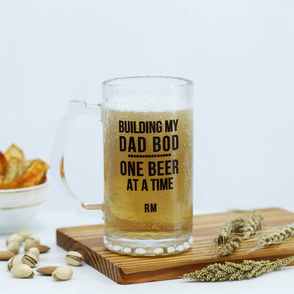 Father's Day Personalized Dad Bod Beer Mug