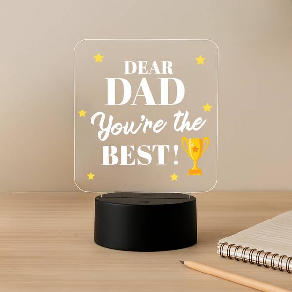 Fathers Day LED Lamp