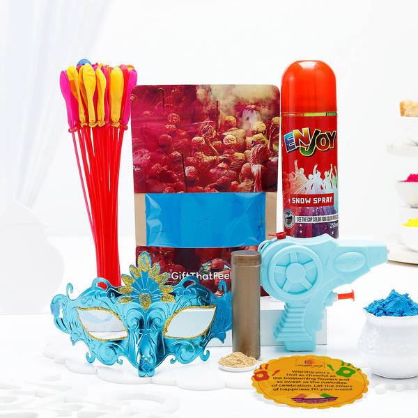 Festive Flourish Personalized Holi Hamper