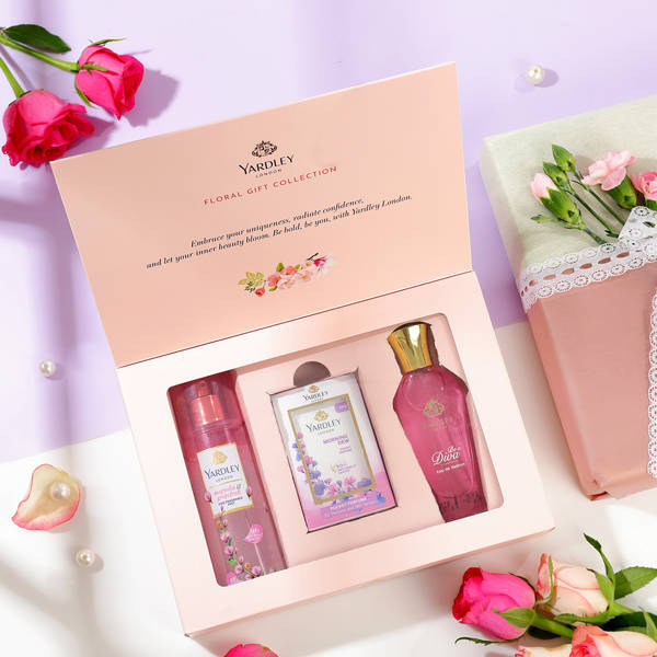Floral Elegance Gift Wrapped Perfume Set
